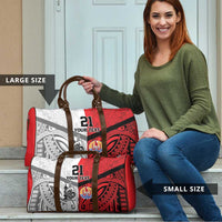 New Caledonia-Tahiti Football Custom Travel Bag Together Go Champions LT9 - Polynesian Pride