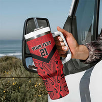 New Caledonia-Tahiti Football Custom Tumbler With Handle Together Go Champions LT9 - Polynesian Pride