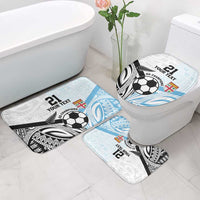 New Zealand-Fiji Football Custom Bathroom Set Together Go Champions LT9 - Polynesian Pride