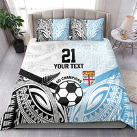New Zealand-Fiji Football Custom Bedding Set Together Go Champions LT9 - Polynesian Pride