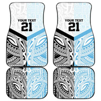 New Zealand-Fiji Football Custom Car Mats Together Go Champions LT9 - Polynesian Pride