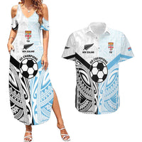 New Zealand-Fiji Football Custom Couples Matching Summer Maxi Dress and Hawaiian Shirt Together Go Champions LT9 Art - Polynesian Pride