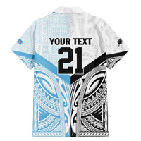 New Zealand-Fiji Football Custom Family Matching Mermaid Dress and Hawaiian Shirt Together Go Champions LT9 - Polynesian Pride
