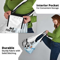 New Zealand-Fiji Football Custom Grocery Bag Together Go Champions LT9 - Polynesian Pride