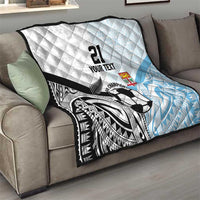 New Zealand-Fiji Football Custom Quilt Together Go Champions LT9 - Polynesian Pride
