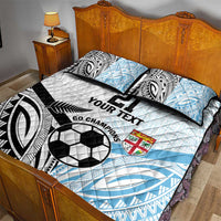 New Zealand-Fiji Football Custom Quilt Bed Set Together Go Champions LT9 - Polynesian Pride