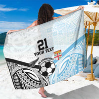 New Zealand-Fiji Football Custom Sarong Together Go Champions LT9 One Size 44 x 66 inches Art - Polynesian Pride