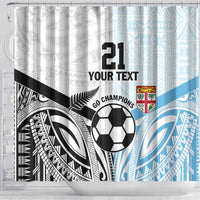 New Zealand-Fiji Football Custom Shower Curtain Together Go Champions LT9 - Polynesian Pride