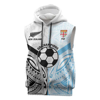 New Zealand-Fiji Football Custom Sleeveless Hoodie Together Go Champions LT9 Art - Polynesian Pride