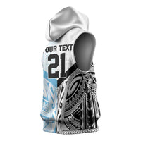 New Zealand-Fiji Football Custom Sleeveless Hoodie Together Go Champions LT9 - Polynesian Pride