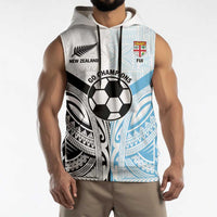 New Zealand-Fiji Football Custom Sleeveless Hoodie Together Go Champions LT9 - Polynesian Pride