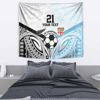New Zealand-Fiji Football Custom Tapestry Together Go Champions LT9 - Polynesian Pride