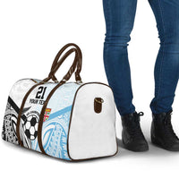 New Zealand-Fiji Football Custom Travel Bag Together Go Champions LT9 - Polynesian Pride