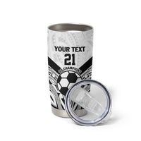 New Zealand-Fiji Football Custom Tumbler Cup Together Go Champions LT9 - Polynesian Pride