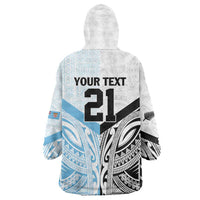 New Zealand-Fiji Football Custom Wearable Blanket Hoodie Together Go Champions LT9 - Polynesian Pride