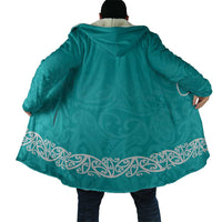 New Zealand Nurses Week Cloak Maori Kowhaiwhai Cyan Tribal