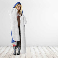 Personalized Filipino-American Hooded Blanket Philippines Coat Of Arms with Bald Eagle