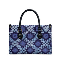 Palaka Hawaiian Quilt Seamless Pattern Leather Bag - Polynesian Pride