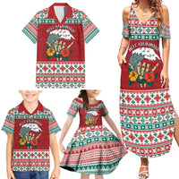 Shaka Sign Skull Mele Kalikimaka Personalized Family Matching Summer Maxi Dress and Hawaiian Shirt Hawaiian Quilt Pattern LT9 - Polynesian Pride