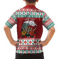 Shaka Sign Skull Mele Kalikimaka Personalized Family Matching Tank Maxi Dress and Hawaiian Shirt Hawaiian Quilt Pattern LT9 - Polynesian Pride