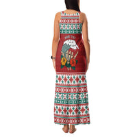 Shaka Sign Skull Mele Kalikimaka Personalized Family Matching Tank Maxi Dress and Hawaiian Shirt Hawaiian Quilt Pattern LT9 - Polynesian Pride