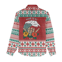 Shaka Sign Skull Mele Kalikimaka Personalized Women Casual Shirt Hawaiian Quilt Pattern - Polynesian Pride