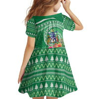 Norfolk Island Pine Tree Christmas Family Matching Long Sleeve Bodycon Dress and Hawaiian Shirt Coat of Arm and Polynesian Pattern LT9 - Polynesian Pride
