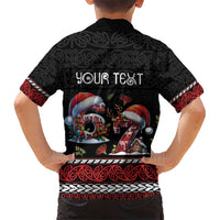 Aotearoa Six Seven Personalized Kid Hawaiian Shirt New Zealand Funny Christmas - Polynesian Pride
