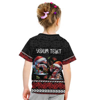 Aotearoa Six Seven Personalized Kid T Shirt New Zealand Funny Christmas - Polynesian Pride