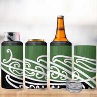 Green Fern New Zealand Kowhai Ngutukak 4 in 1 Can Cooler Tumbler LT9 - Polynesian Pride