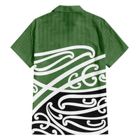Green Fern New Zealand Kowhai Ngutukak Family Matching Short Sleeve Bodycon Dress and Hawaiian Shirt LT9 - Polynesian Pride