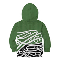 Green Fern New Zealand Kowhai Ngutukak Kid Hoodie - Polynesian Pride
