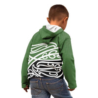 Green Fern New Zealand Kowhai Ngutukak Kid Hoodie - Polynesian Pride