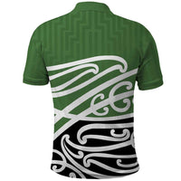 Green Fern New Zealand Kowhai Ngutukak Polo Shirt LT9 - Polynesian Pride