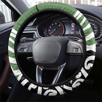 Green Fern New Zealand Kowhai Ngutukak Steering Wheel Cover LT9 - Polynesian Pride