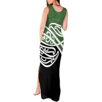 Green Fern New Zealand Kowhai Ngutukak Tank Maxi Dress LT9 - Polynesian Pride