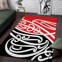 All Red New Zealand Kowhai Ngutukak Area Rug - Polynesian Pride