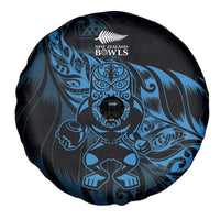 New Zealand Lawn Bowls Spare Tire Cover Blue Maori Warrior Tribal Silver Fern LT9 - Polynesian Pride