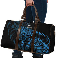 New Zealand Lawn Bowls Travel Bag Blue Maori Warrior Tribal Silver Fern LT9 - Polynesian Pride