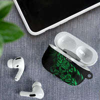 New Zealand Lawn Bowls AirPods Case Green Maori Warrior Tribal Silver Fern LT9 - Polynesian Pride
