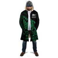 New Zealand Lawn Bowls Custom Cloak Green Maori Warrior Tribal Silver Fern LT9 - Polynesian Pride