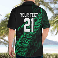New Zealand Lawn Bowls Custom Hawaiian Shirt Green Maori Warrior Tribal Silver Fern LT9 - Polynesian Pride