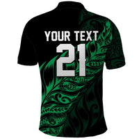 New Zealand Lawn Bowls Custom Polo Shirt Green Maori Warrior Tribal Silver Fern LT9 - Polynesian Pride