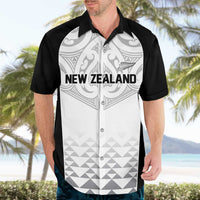 World Football 2026 New Zealand Custom Hawaiian Shirt All White Fern Maori Tribal LT9 - Polynesian Pride