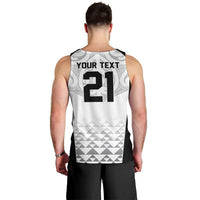 World Football 2026 New Zealand Custom Men Tank Top All White Fern Maori Tribal LT9 - Polynesian Pride