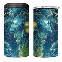 New Zealand Matariki Waipuna-a-rangi 4 in 1 Can Cooler Tumbler He Roimata o Rangi LT9 One Size: 16 oz Black - Polynesian Pride