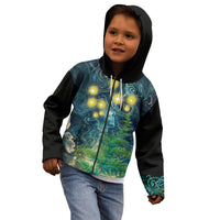 New Zealand Matariki Waipuna-a-rangi Kid Hoodie He Roimata o Rangi LT9 - Polynesian Pride