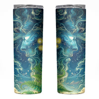 New Zealand Matariki Waipuna-a-rangi Skinny Tumbler He Roimata o Rangi LT9 Black - Polynesian Pride