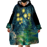New Zealand Matariki Waipuna-a-rangi Wearable Blanket Hoodie He Roimata o Rangi LT9 - Polynesian Pride