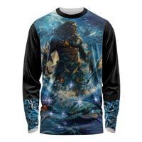New Zealand Matariki Waita Long Sleeve Shirt The Way Of The Water LT9 Unisex Black - Polynesian Pride